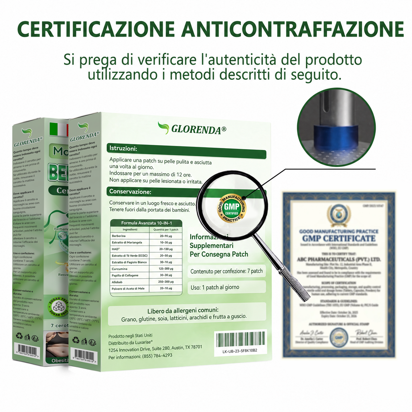 𝐒𝐭𝐨𝐫𝐞 𝐔𝐟𝐟𝐢𝐜𝐢𝐚𝐥𝐞 | 🔥 Più di 10 scatole! Sconto del 30%! Il patch GLORENDA® Moringa · Berberina × NAD+ 10-in-1, testato e sicuro, supporta il peso, la glicemia, la digestione e l'energia con 4-6 patch per risultati duraturi!